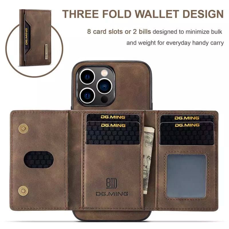 2 In 1 Detachable Magnetic Leather Case for IPhone - MobileGear