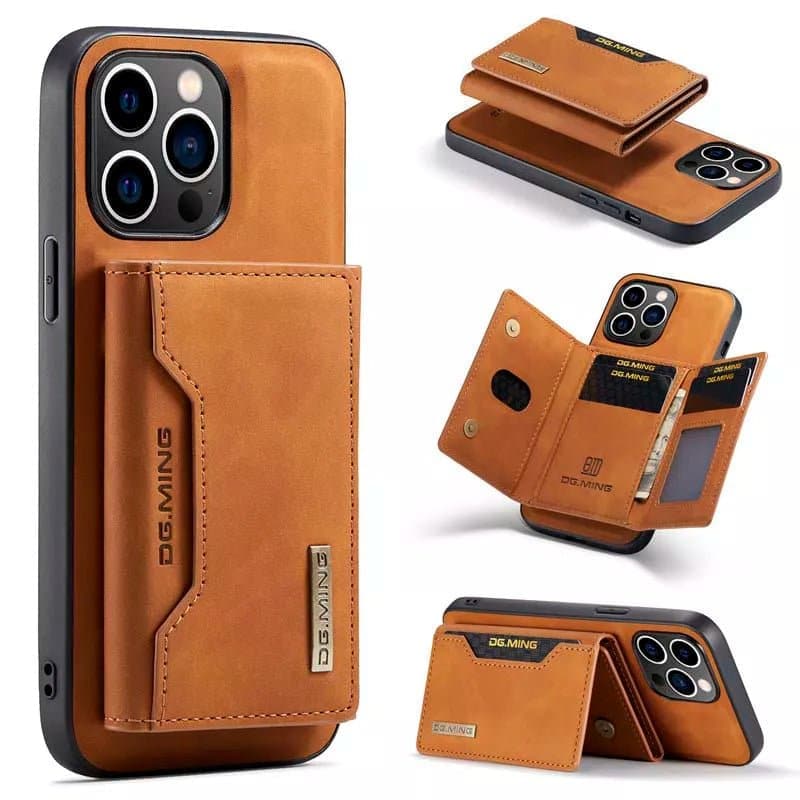 2 In 1 Detachable Magnetic Leather Case for IPhone - MobileGear